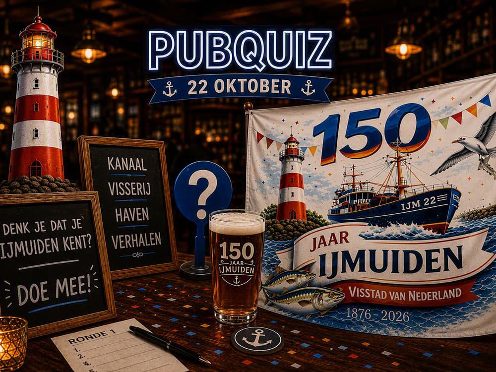 PubQuiz 150 jaar (Oud)IJmuiden BijHenc in IJmuiden UITagenda, IJmuiden / Velsen