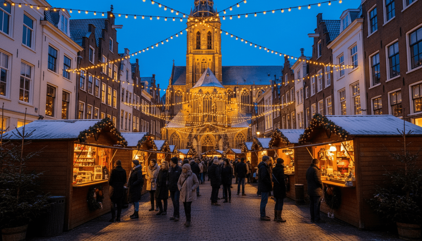 Kerst in Haarlem: waar de stad betovert zonder toeristenmassa’s