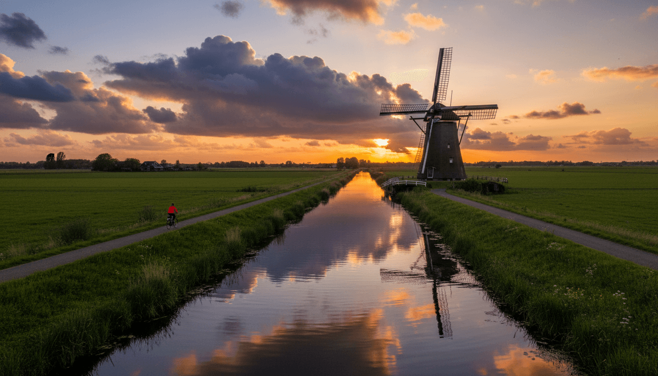 Molenroute rond Haarlem