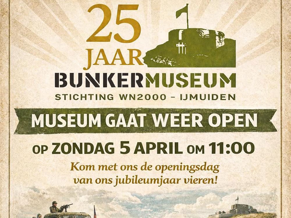 Opening 25 jaar Bunkermuseum