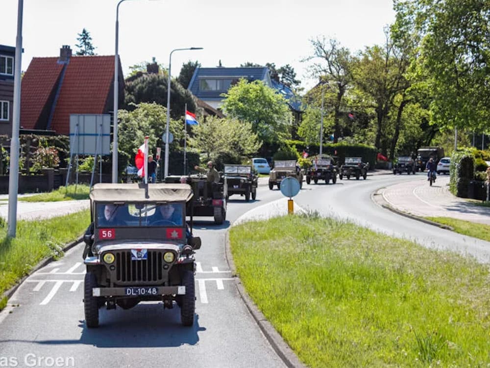 Bevrijdingstocht door Velsen