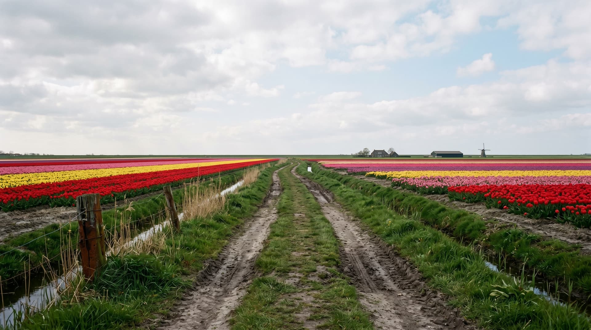 Wandelroute Bollenvelden via Hillegom