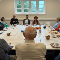 Nationale Voorleeslunch: koffiemoment in de Bloemenstroom te Bloemendaal