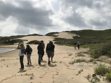 Fietsen en struinen door stuivende duinen